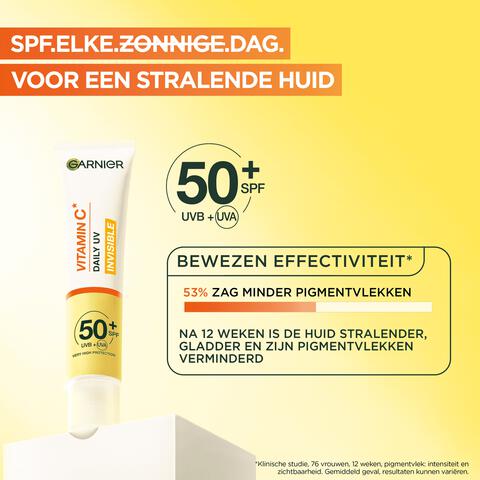 Garnier Vitamine C Daily UV Anti-pigmentvlekken Fluid SPF50 40 ML
