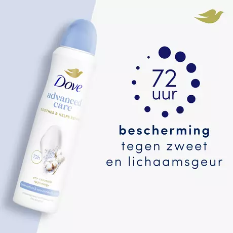 Dove Advanced Care Fesh Cotton & Sea Minerals Deodorant Spray 150 ML&nbsp;