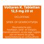 Voltaren K 12,5 MG Pijnstiller Filmomhulde Tabletten Diclofenac-Kalium 20 stuks