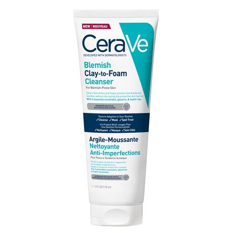 CeraVe Anti-Onzuiverheden Klei naar Schuim Reiniging 118ml