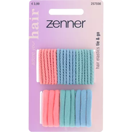 Zenner Haarelastiek Badstof/Gevlochten 27x