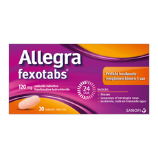 Allegra Fexotabs Hooikoortstabletten 20 stuks