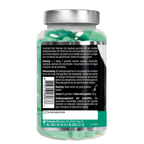Lucovitaal Haar Vitamine 60 Gummies