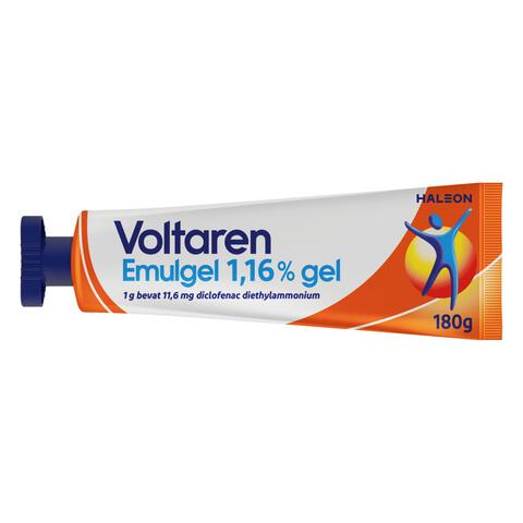 Voltaren Emulgel 1,16% (diclofenac) Bij Gewrichtspijn In Knie En Vinger 180 GR