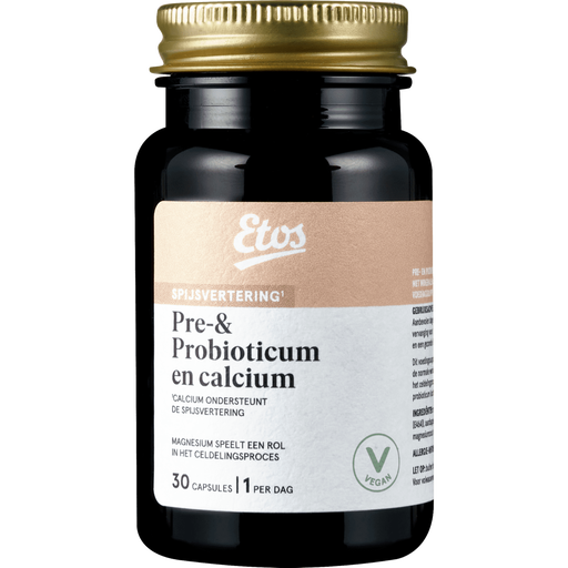 Etos Pre- & Probioticum Calcium Capsules 30 stuks