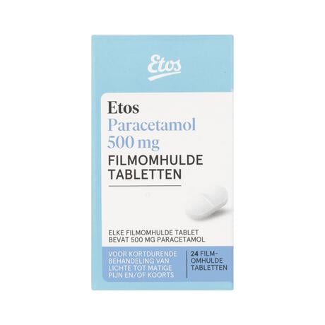 Etos Paracetamol 500mg Pot 24 stuks  