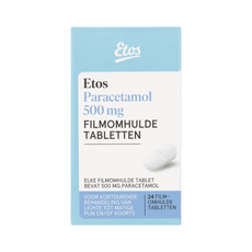 Etos Paracetamol 500mg Pot 24 stuks  
