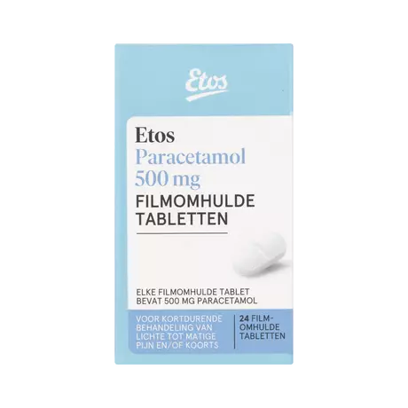 Etos Paracetamol 500 MG Pot 24 stuks �