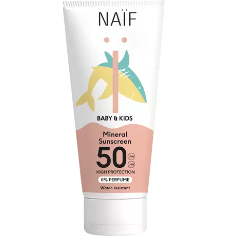 Naïf Baby & Kids Minerale Zonnebrandcrème SPF 50 0% Parfum 100 ML