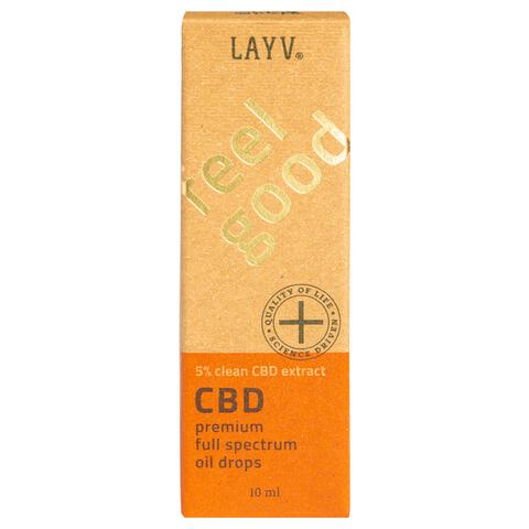 Layv Clean +500 mg Full Spectrum CBD Olie