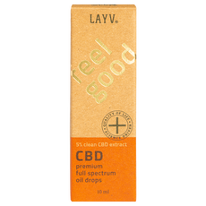 Layv Clean +500 mg Full Spectrum CBD Olie