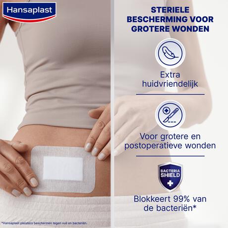 Hansaplast Sensitive XXL Eilandpleister 5 stuks
