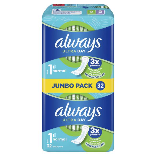 Always Ultra Maandverband Normal 32 Stuks