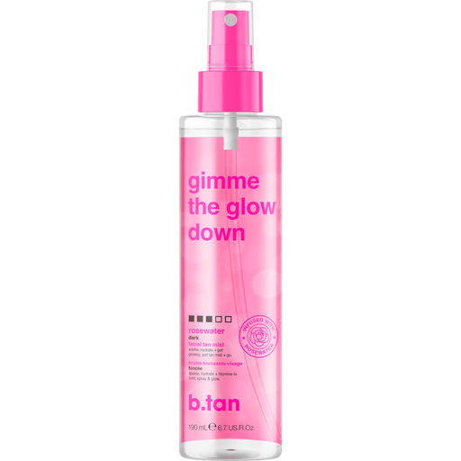 b. Tan Gimme the glow down face & body mist