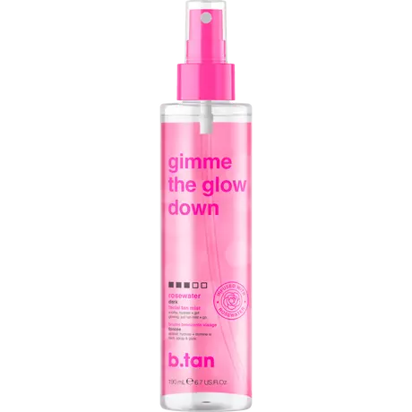 b. Tan Gimme the glow down face & body mist
