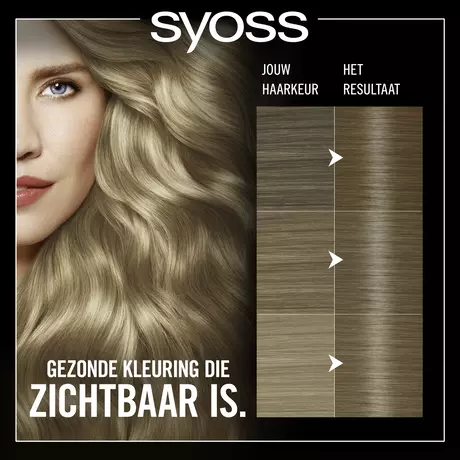 Syoss Oleo Intense Permanente Haarkleuring 7-58 Cool Beigeblond/Blond Beige Froid