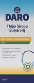 Daro Thijm Siroop Suikervrij 200 ML