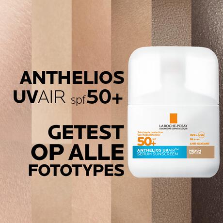 La Roche-Posay Anthelios Uvair Zonnebrand Serum SPF50+ Medium 50 ML
