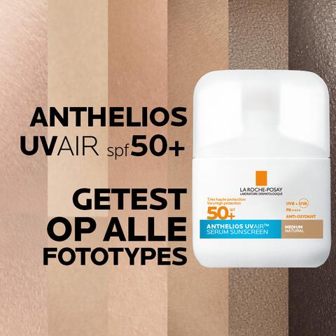 La Roche-Posay Anthelios Uvair Zonnebrand Serum SPF50+ Medium 50 ML