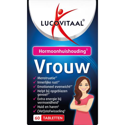 Lucovitaal Vrouw Hormoonhuishouding Tabletten&nbsp;60 stuks