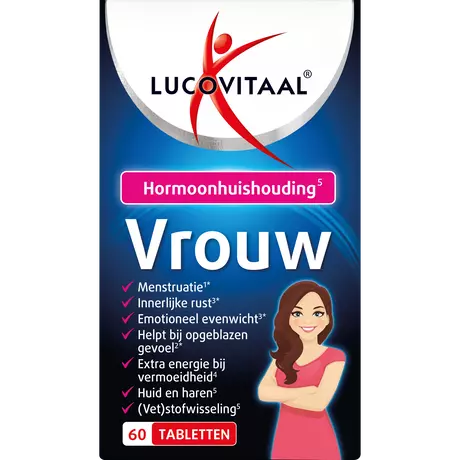 Lucovitaal Vrouw Hormoonhuishouding Tabletten&nbsp;60 stuks