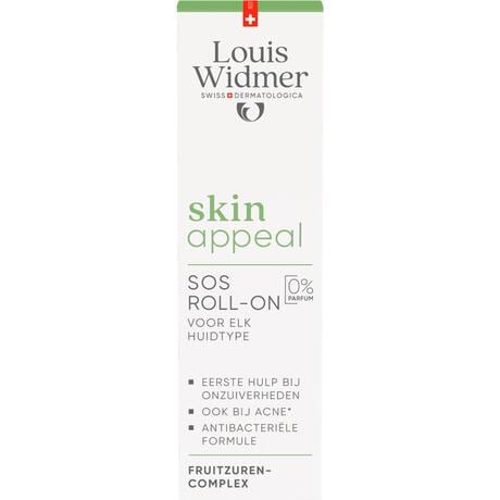 Louis Widmer Skinappeal Sos Roll-On Zonder Parfum 10 ML