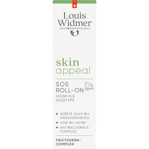 Louis Widmer Skinappeal Sos Roll-On Zonder Parfum 10 ML