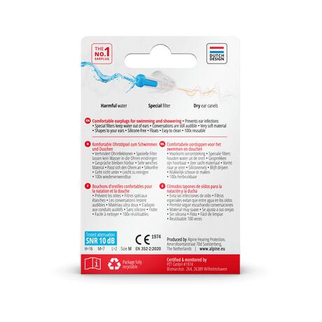 Alpine SwimSafe Herbruikbare Zwem Oordoppen 1 paar