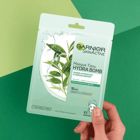 Garnier SkinActive Hydra Bomb Sheet Masker Groene Thee