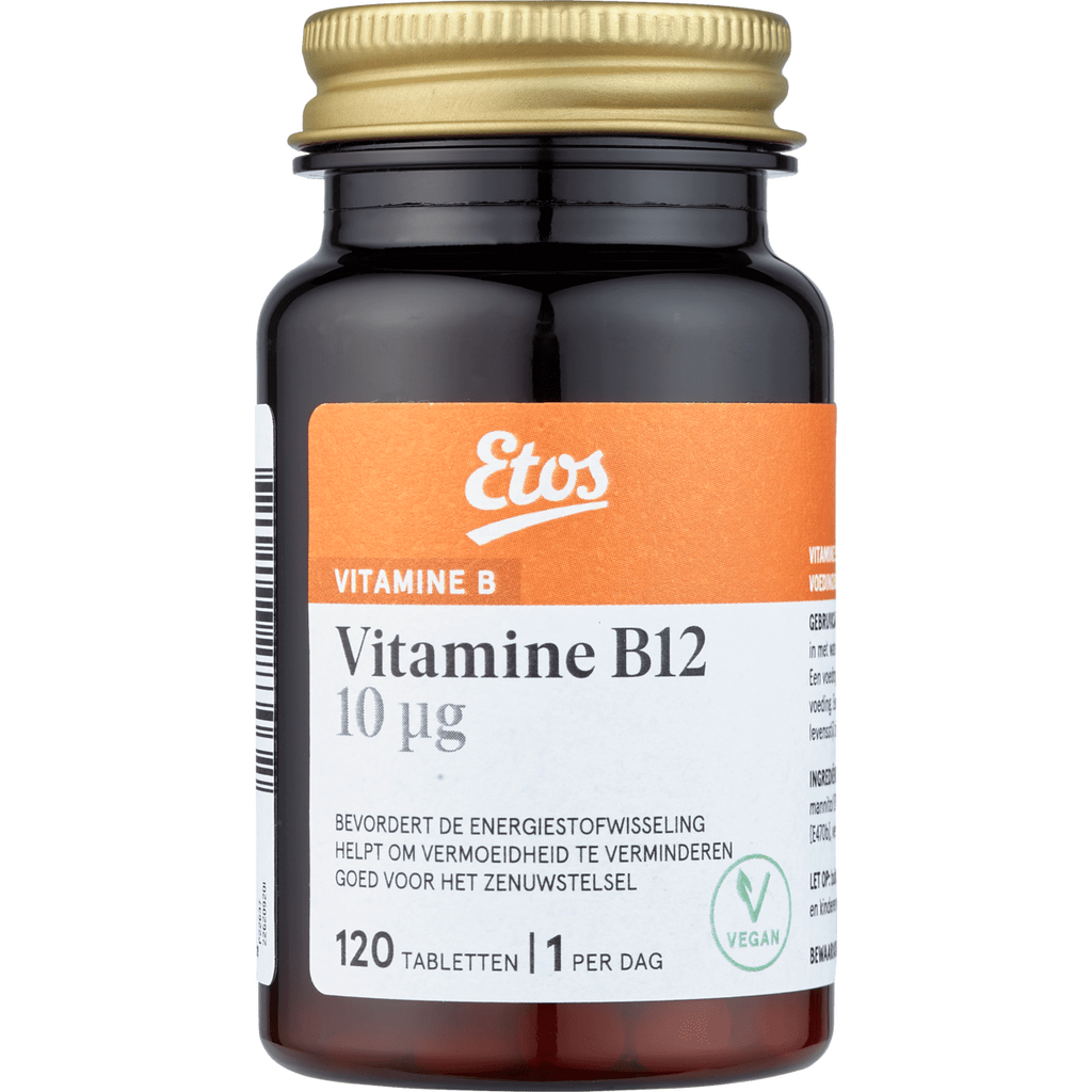 Etos Vitamine B12 10 ug Tabletten 120 EA Etos