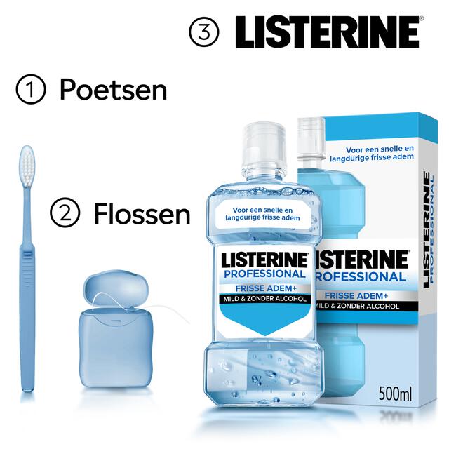 Listerine professional fresh breath+500ml