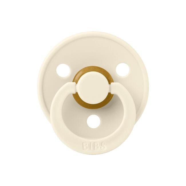 BIBS Anatomische Fopspeen Two Pack Natuurlijk Rubber  Ivory/Blush Maat 1