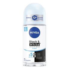 NIVEA Black & White Invisible Pure Deodorant Roller 50 ML