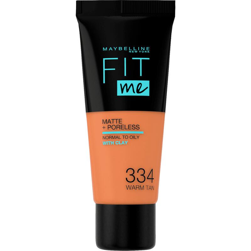 Maybelline New York Fit Me Matte+Poreless Foundation 334 Warm Tan 30 ML