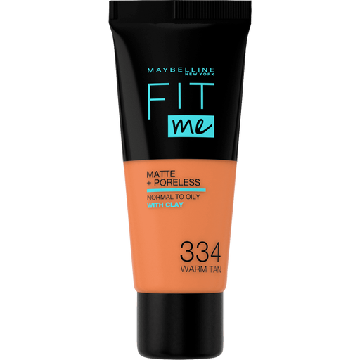 Maybelline New York Fit Me Matte+Poreless Foundation 334 Warm Tan 30 ML