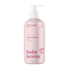 ATTITUDE Baby Leaves 2-in-1 Shampoo & Body wash Unscented