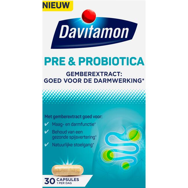 Davitamon Pre & Probiotica 30 stuks