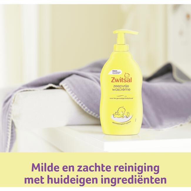 Zwitsal Baby Zeepvrije Wascrème 400 ML