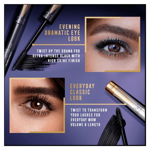 Max Factor Masterpiece 2In1 Lash Wow Mascara 03 Midnight Black
