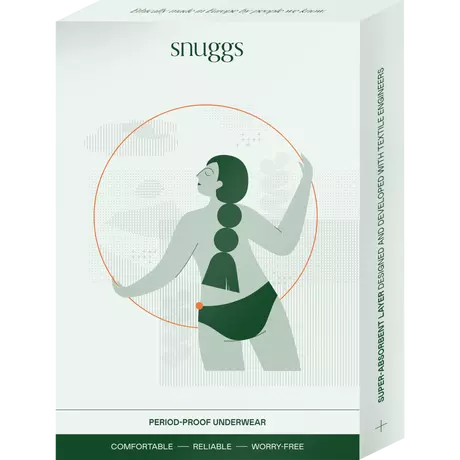 Snuggs Active Highrise Light Menstruatie Ondergoed Maat L 