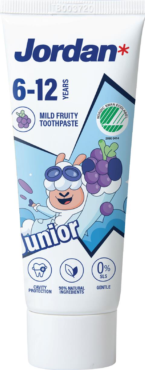 Jordan Tandpasta Junior 6-12 Jaar 50 ML