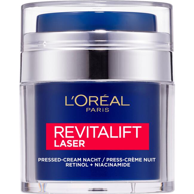 L'Oréal Paris Revitalift Laser X3 Pressed-Cream Nachtcrème 50 ML