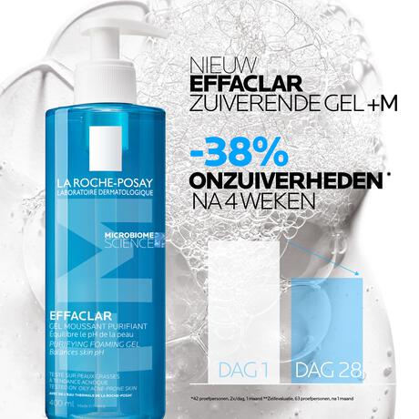 La Roche-Posay Effaclar Zuiverende Reinigingsgel +M Navulling 400 ML