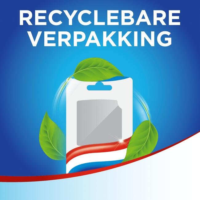 Aquafresh Clean & Flex Hard Tandenborstel Plasticvrije Verpakking 2+1 gratis