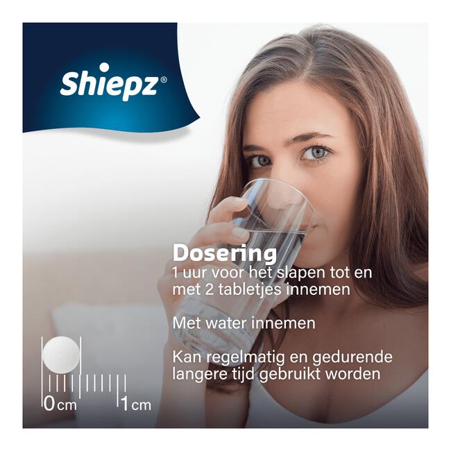 Shiepz Melatonine Time Release 0,1 mg 500 tabletten