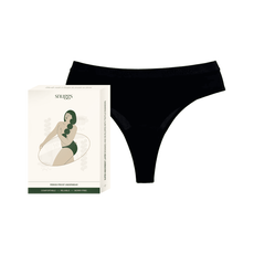 Snuggs period underwear Active highrise light black L
