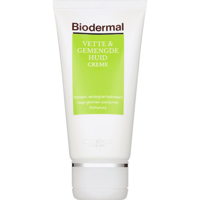 D.w.z vlam Om toevlucht te zoeken Biodermal Vette & Gemengde Huid Crème 50 ML 50 ML | Etos