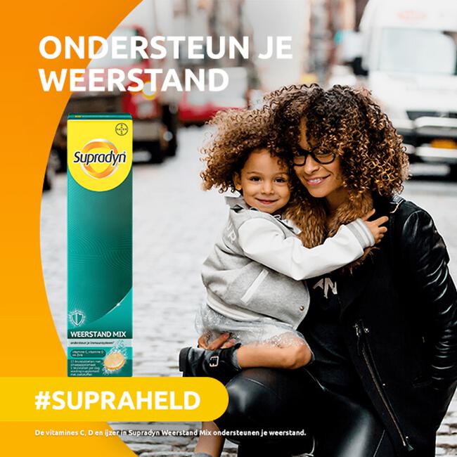 Supradyn Weerstand Mix Ondersteunt Je Weerstand* 15 Bruistabletten