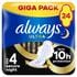 Always Maandverband Ultra Secure Night Wings Giga Pack 24 stuks