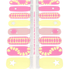 Blitsbee Gel Nagelstickers Pink Twinkle 20 stuks